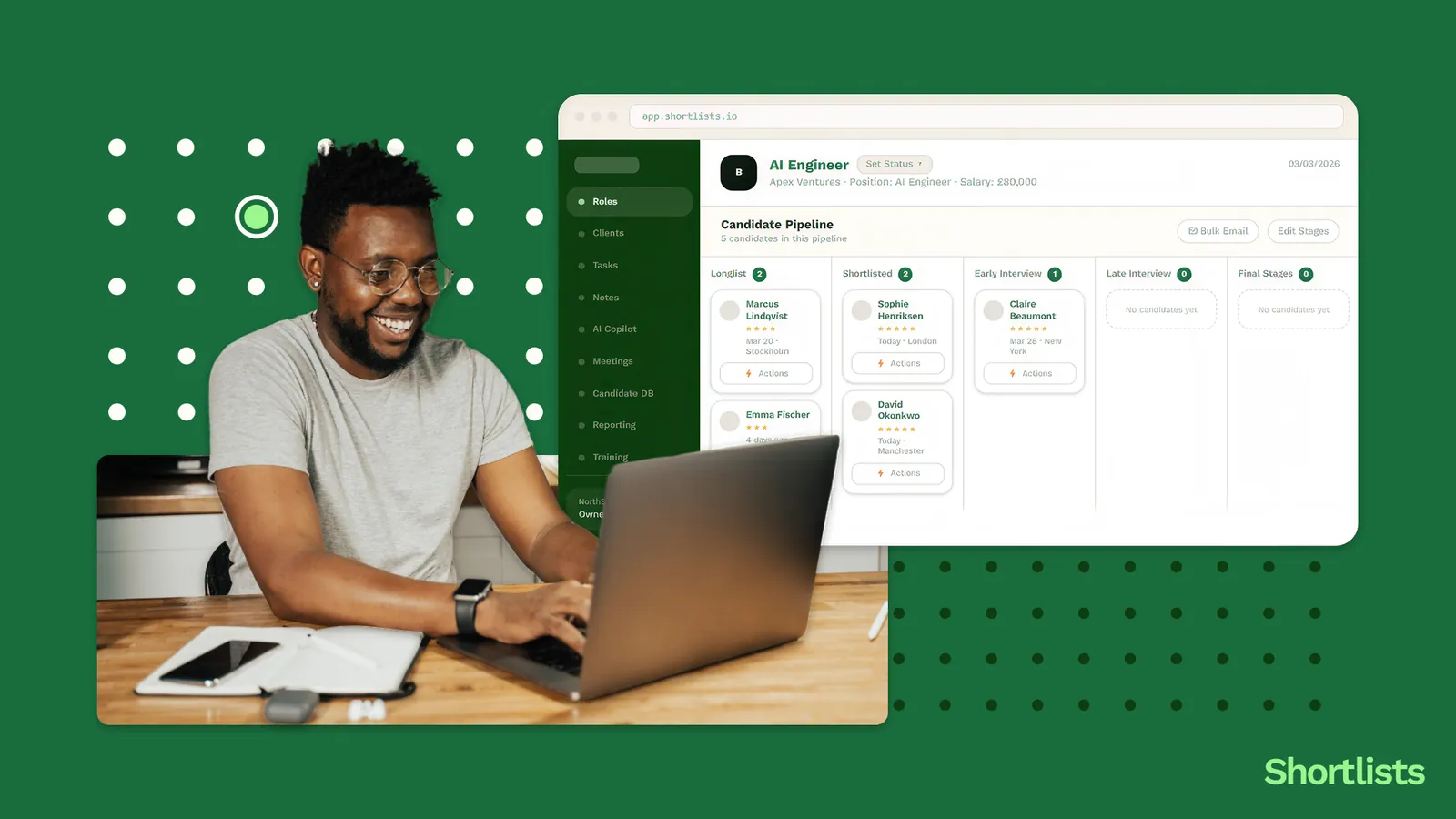 The five CRM features that matter for a small UK recruitment agency.